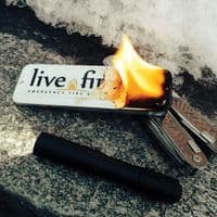 Live Fire Emergency Fire Starter Original: Survival Outdoors